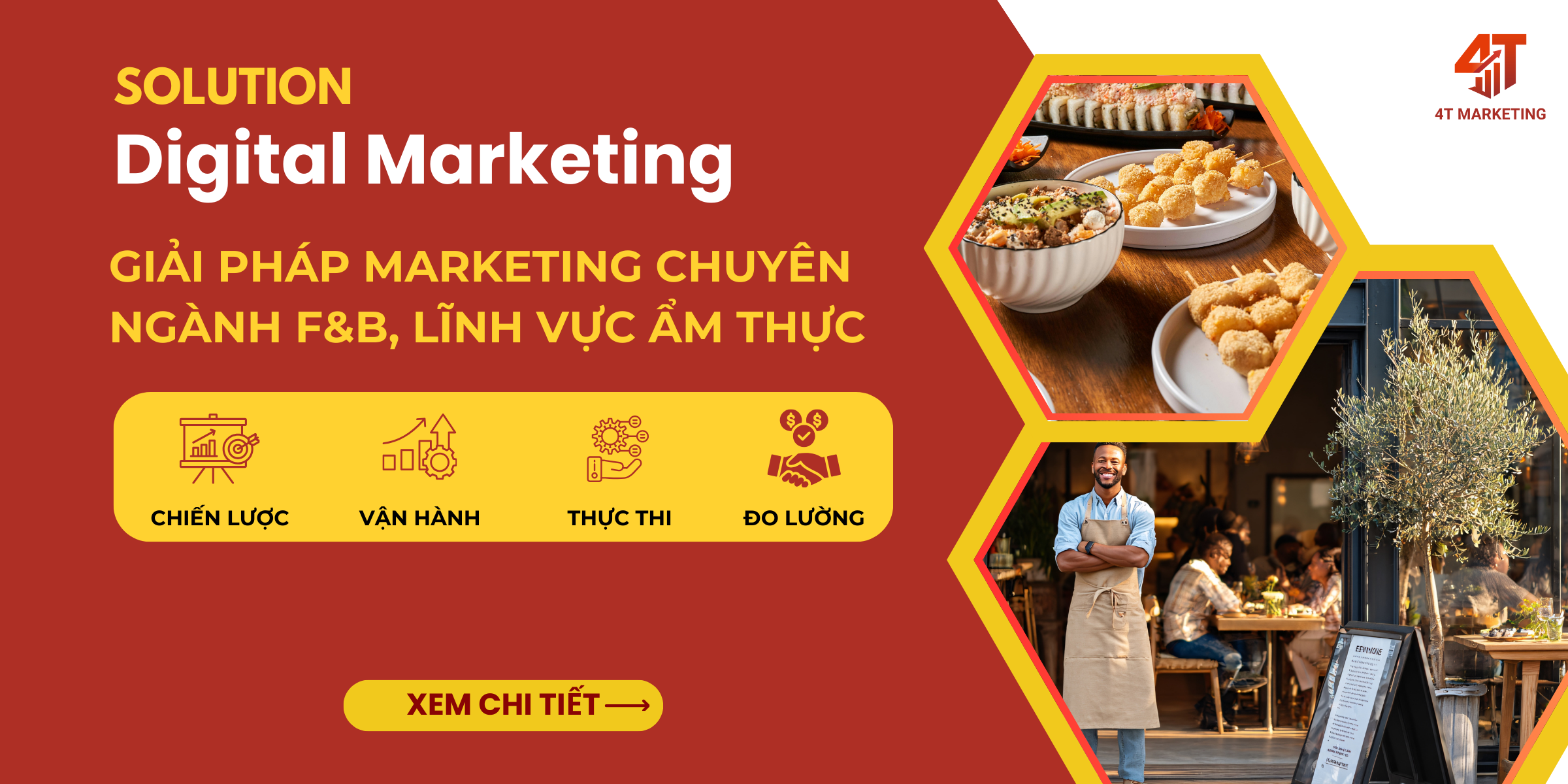 Giải pháp Marketing cho ngành F&B, lĩnh vực ẩm thực